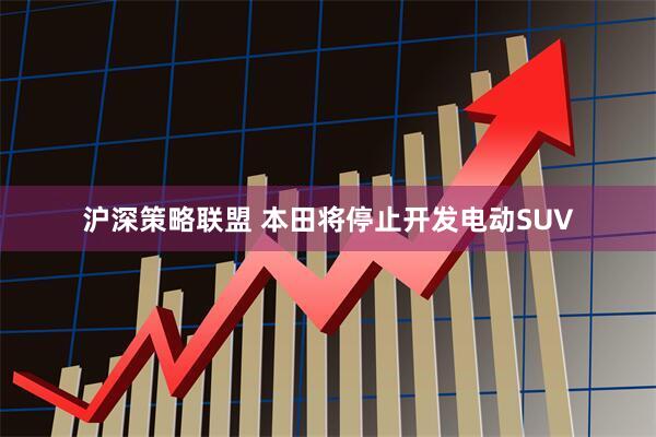 沪深策略联盟 本田将停止开发电动SUV